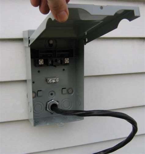 exterior disconnect box